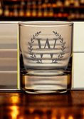 Load image into Gallery viewer, EngravedOld Fasion Whiskey Glass - 220ml. Krevana EngravedOld Fasion Whiskey Glass - 220ml.
