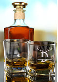 Load image into Gallery viewer, Personalised Whiskey Glass - Engraved. 310ml Krevana Personalised Whiskey Glass - Engraved. 310ml
