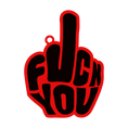 Load image into Gallery viewer, Laser Cut Funny Fuck You Keychain, Middle Finger Keychain, Funny Gifts
