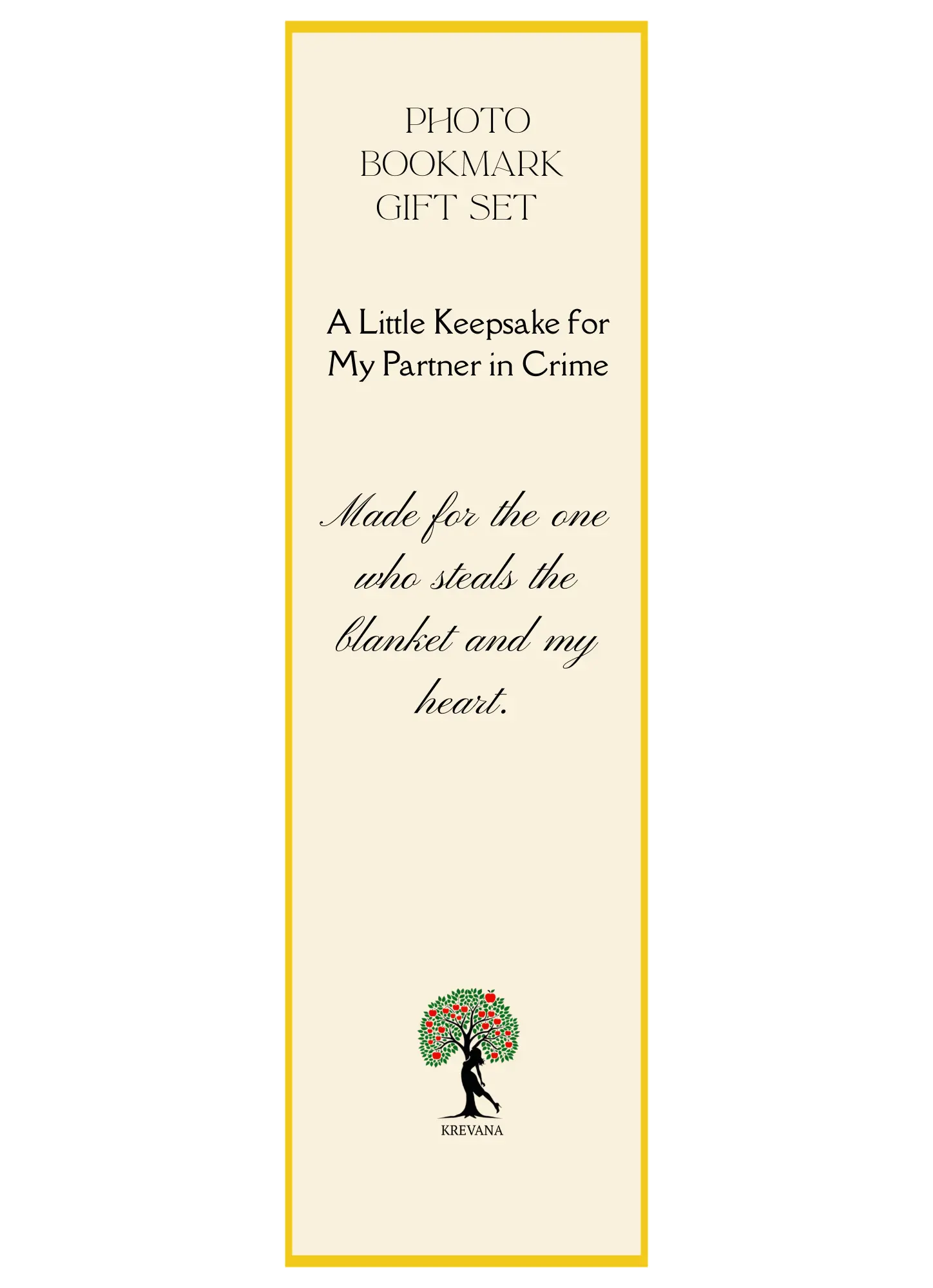 Personalised Photo Bookmark Gift | Custom Bookmark in Gift Box | Meaningful Keepsake for Friends, Family, or Colleagues Krevana Personalised Photo Bookmark Gift | Custom Bookmark in Gift Box | Meaningful Keepsake for Friends, Family, or Colleagues