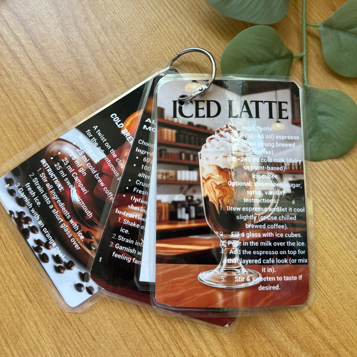 Coffee Recipe Card Set – 4 Unique Recipes: Latte, Irish Coffee, Coffee Cocktail & Alcohol-Free Mix. Krevana Coffee Recipe Card Set – 4 Unique Recipes: Latte, Irish Coffee, Coffee Cocktail & Alcohol-Free Mix.