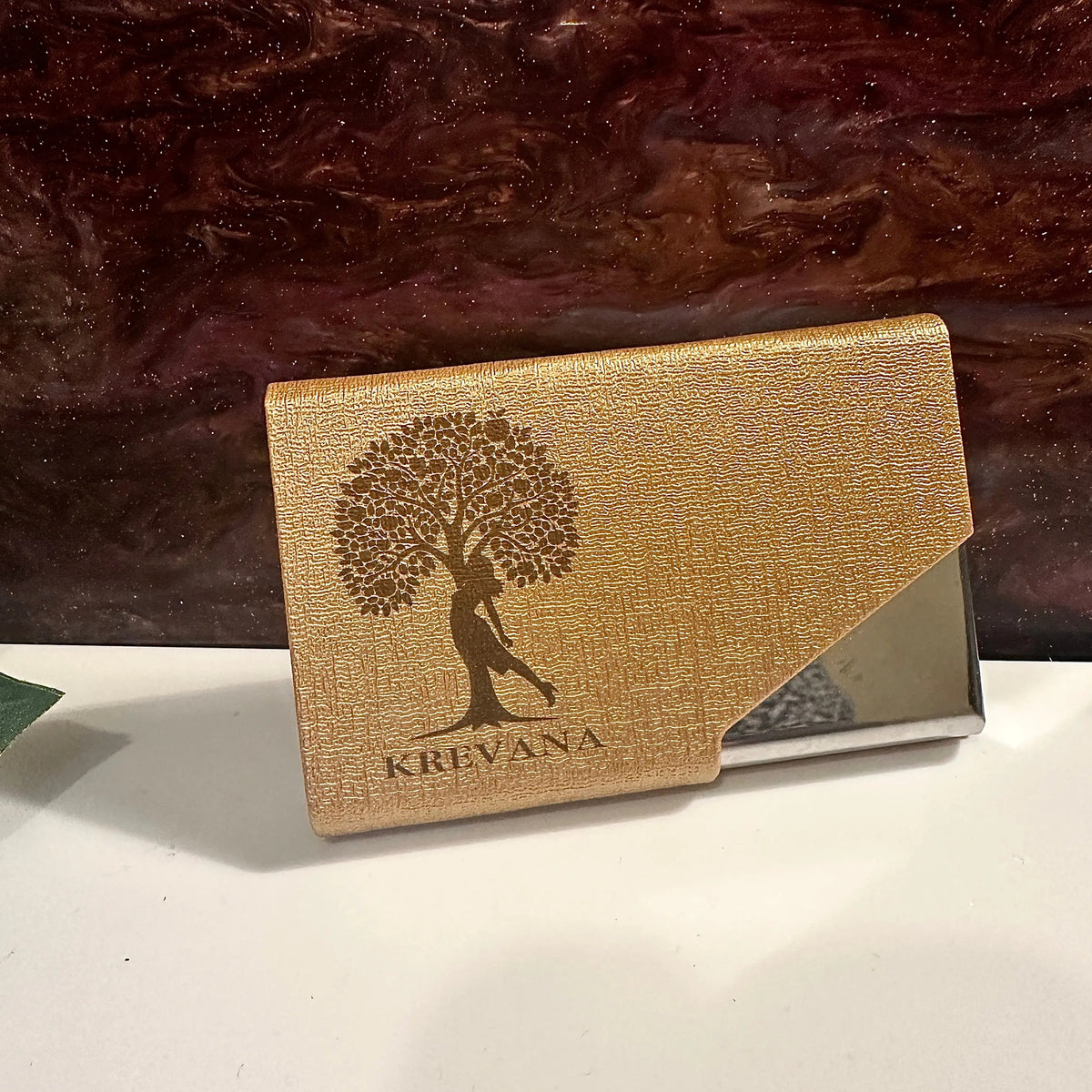 Personalized Business Card Holder, Laser Engraved Stainless Steel PU Leather Card Holder, Gift for Business man or Woman. My Store Personalized Business Card Holder, Laser Engraved Stainless Steel PU Leather Card Holder, Gift for Business man or Woman.