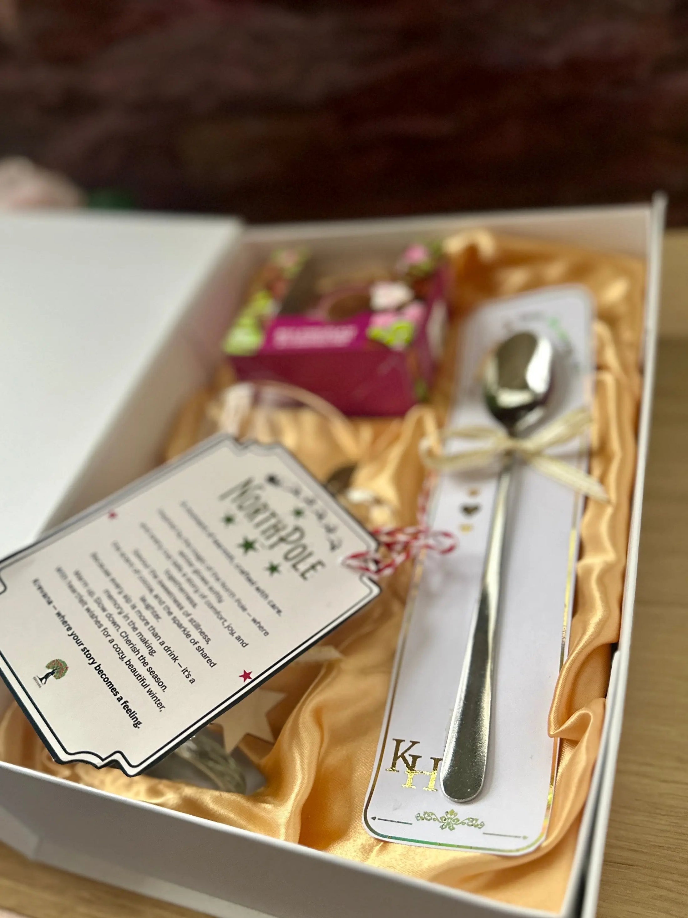 Personalised Hot Chocolate Kit Gift Set – Irish Coffee Glass, Marshmallow Bomb & Engraved Spoon | Christmas or Winter Gift Box Krevana Personalised Hot Chocolate Kit Gift Set – Irish Coffee Glass, Marshmallow Bomb & Engraved Spoon | Christmas or Winter Gift Box