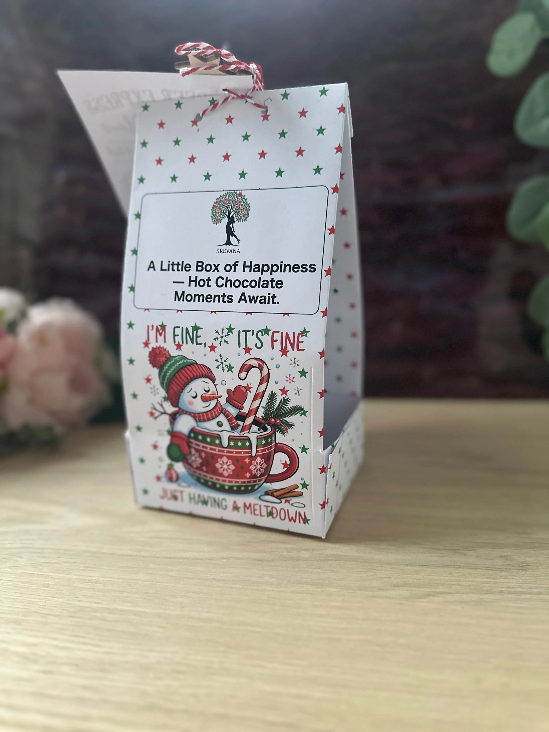 Hot Chocolate Gift Set – Funny Christmas Mug, Irish Cream Flavour Stirring Spoon & Personalised Santa Card | Perfect Festive Gift Krevana Hot Chocolate Gift Set – Funny Christmas Mug, Irish Cream Flavour Stirring Spoon & Personalised Santa Card | Perfect Festive Gift