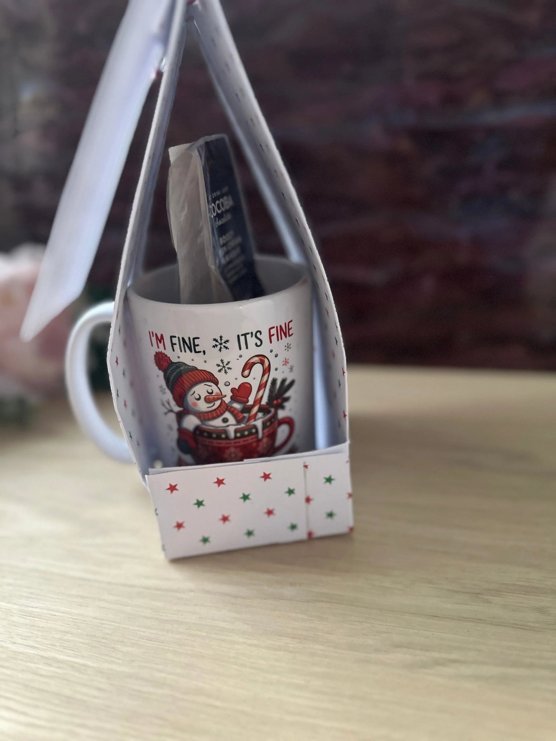 Hot Chocolate Gift Set – Funny Christmas Mug, Irish Cream Flavour Stirring Spoon & Personalised Santa Card | Perfect Festive Gift Krevana Hot Chocolate Gift Set – Funny Christmas Mug, Irish Cream Flavour Stirring Spoon & Personalised Santa Card | Perfect Festive Gift