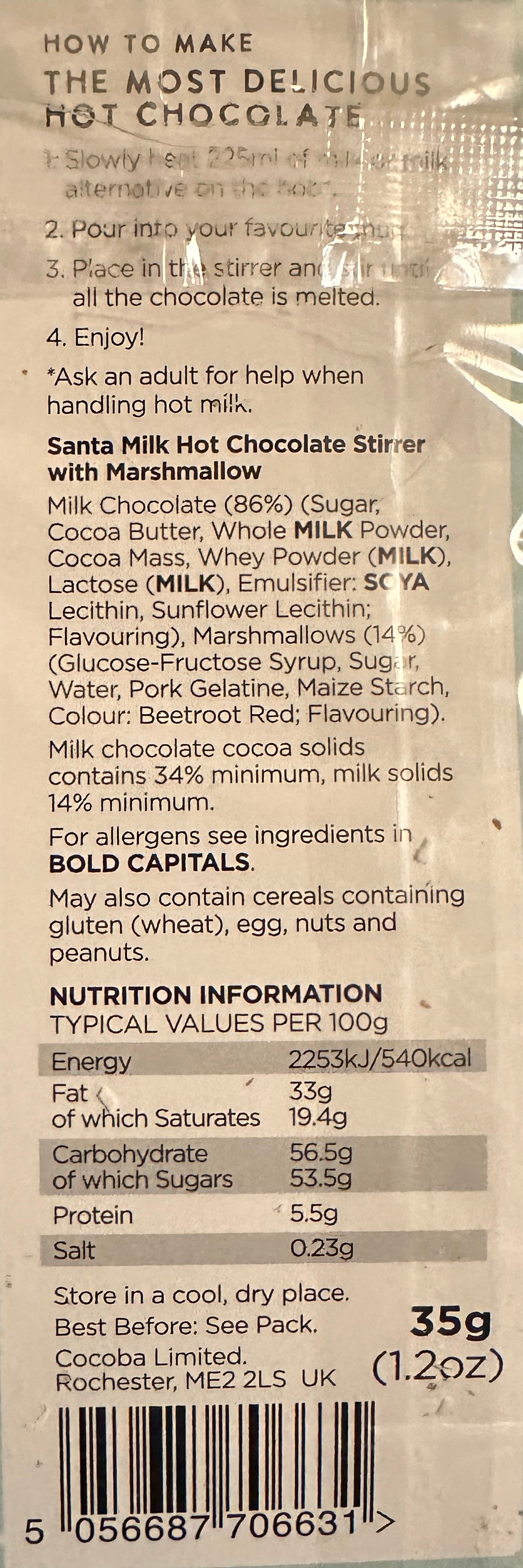 Hot Chocolate Gift Set – Funny Christmas Mug, Irish Cream Flavour Stirring Spoon & Personalised Santa Card | Perfect Festive Gift Krevana Hot Chocolate Gift Set – Funny Christmas Mug, Irish Cream Flavour Stirring Spoon & Personalised Santa Card | Perfect Festive Gift