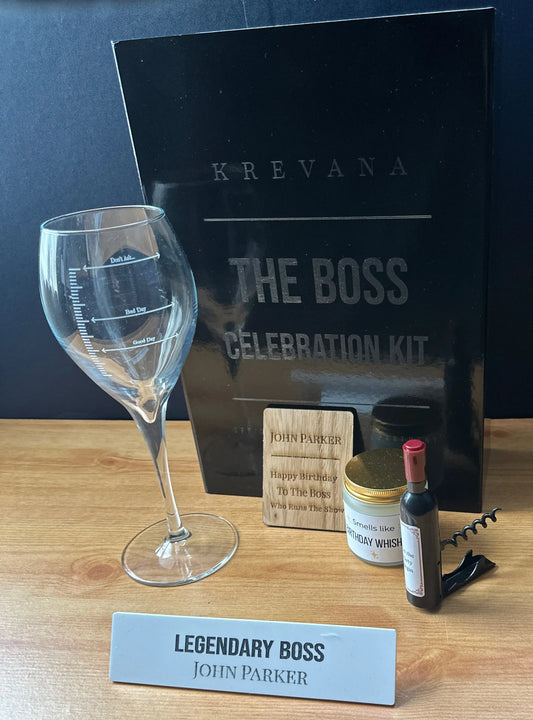 Funny Boss Gift Set, Boss Celebration Gift Box Krevana Funny Boss Gift Set, Boss Celebration Gift Box