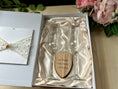 Load image into Gallery viewer, Personalised Anniversary Gift Box – Champagne Glass Set
