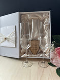Load image into Gallery viewer, Personalised Anniversary Gift Box – Champagne Glass Set
