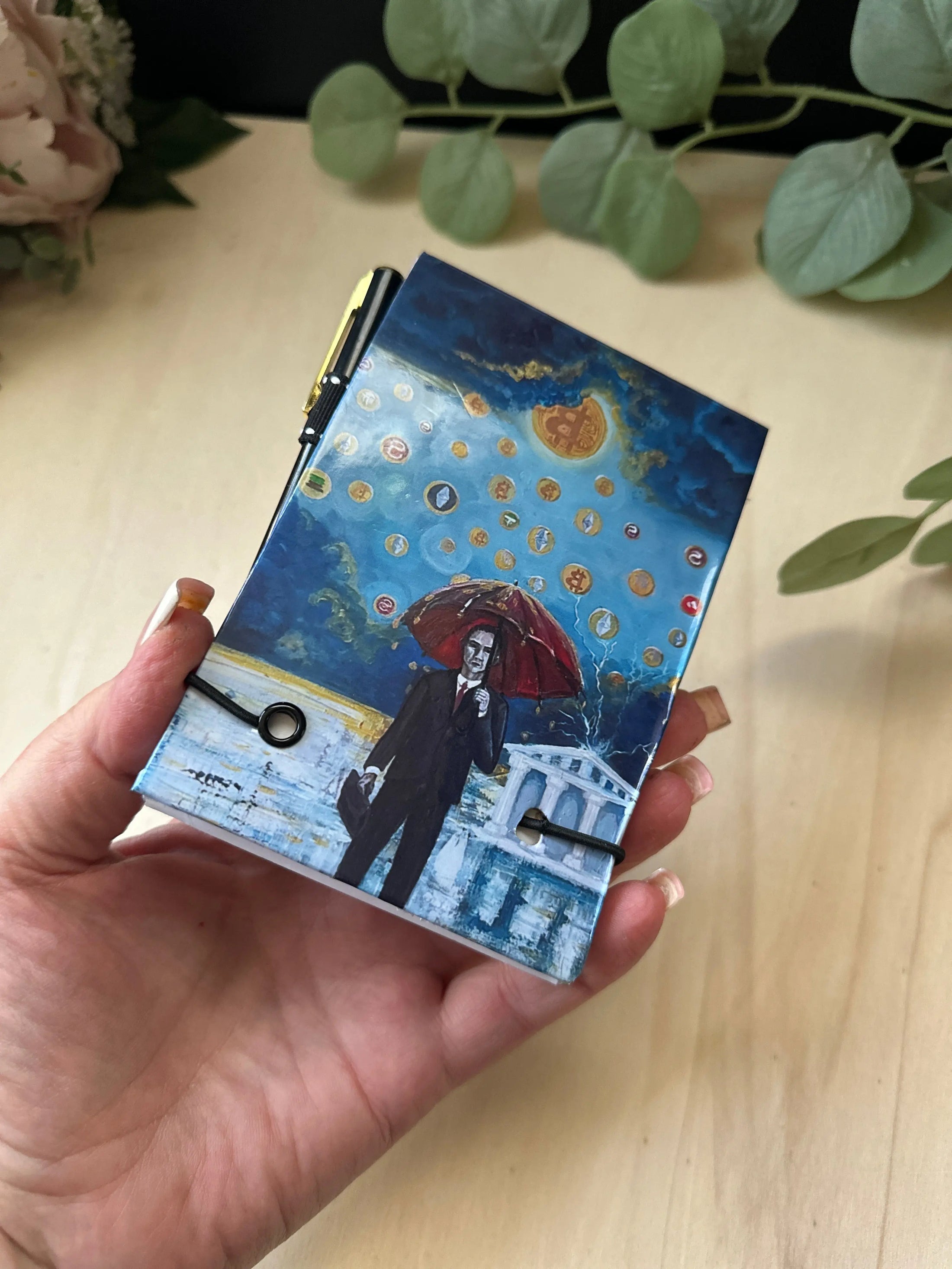 Crypto Bitcoin Notepad Holder Krevana Crypto Bitcoin Notepad Holder