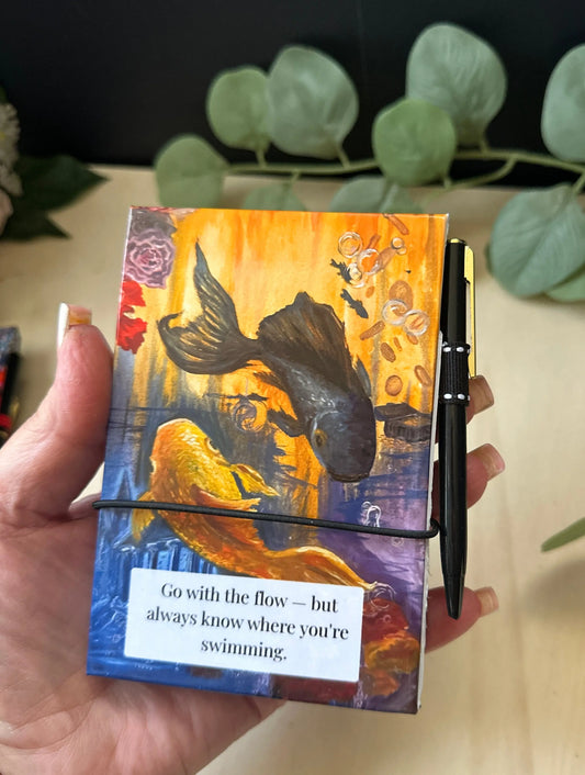 Koi Fish Art Notepad Holder Krevana Koi Fish Art Notepad Holder