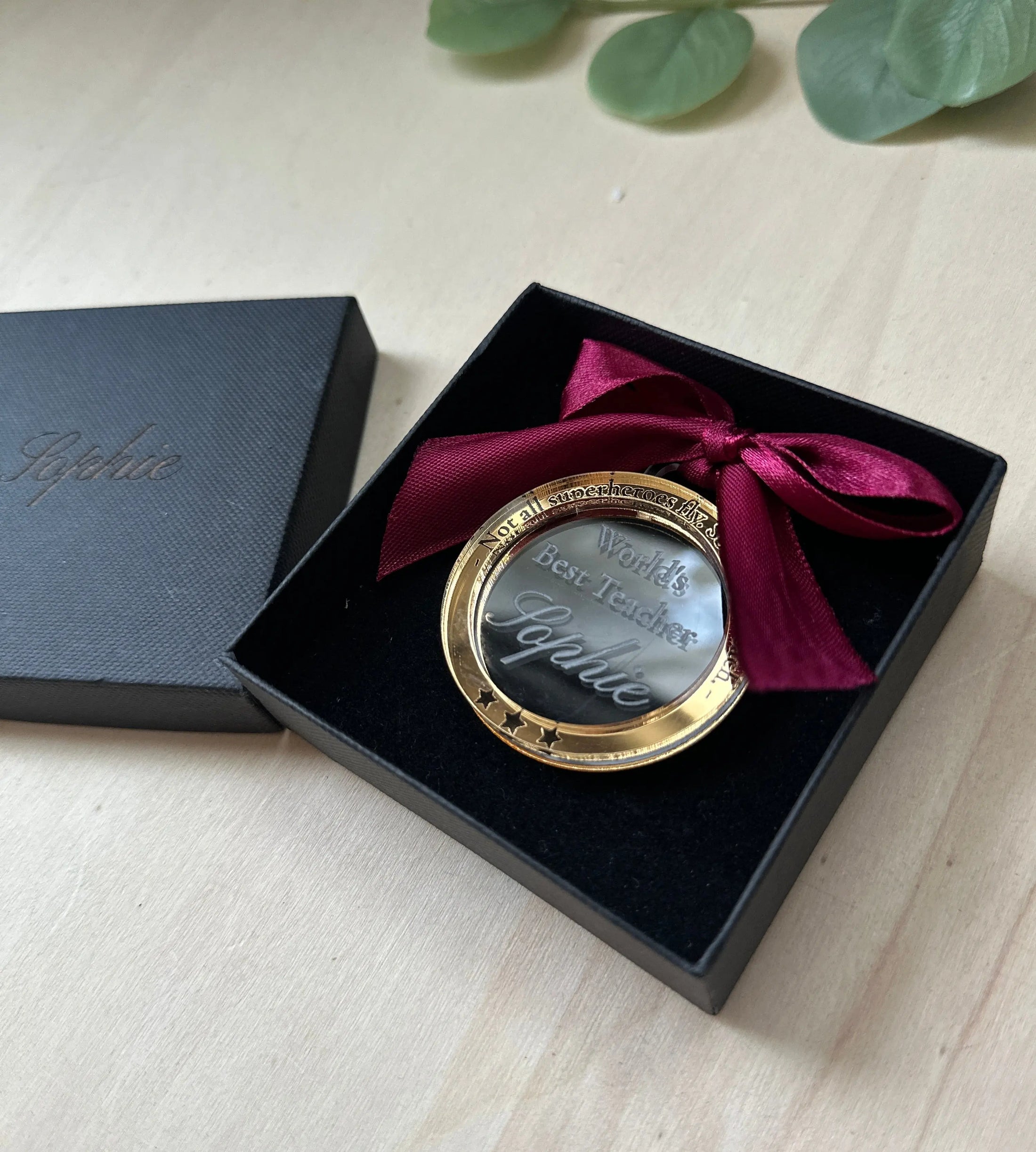 Personalised Teacher Medal Gift Krevana Personalised Teacher Medal Gift