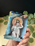 Load image into Gallery viewer, Bitlas Art Bitcoin Notepad Holder Krevana Bitlas Art Bitcoin Notepad Holder
