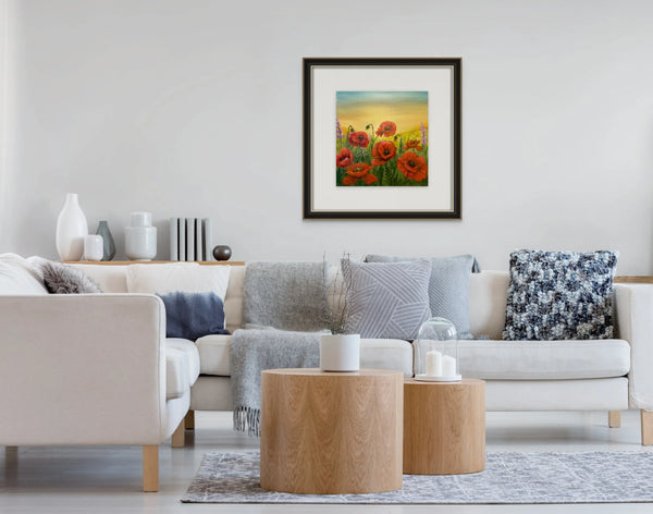 Fine Art Print of Original Poppies Painting My Store Fine Art Print of Original Poppies Painting
