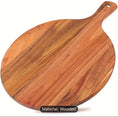Load image into Gallery viewer, Customizable Laser Engrave Acacia Chopping Board/ Serving tray/ Pizza Tray, Wedding Gift, Birthday Gift, Gift for Her, Gift for Him.
