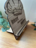 Load image into Gallery viewer, Personalized Wooden Book Stand Holder for recipe book, cookbook– Gift for Birthday, Gift for Her, Gift for Home or Kitchen Krevana Personalized Wooden Book Stand Holder for recipe book, cookbook– Gift for Birthday, Gift for Her, Gift for Home or Kitchen
