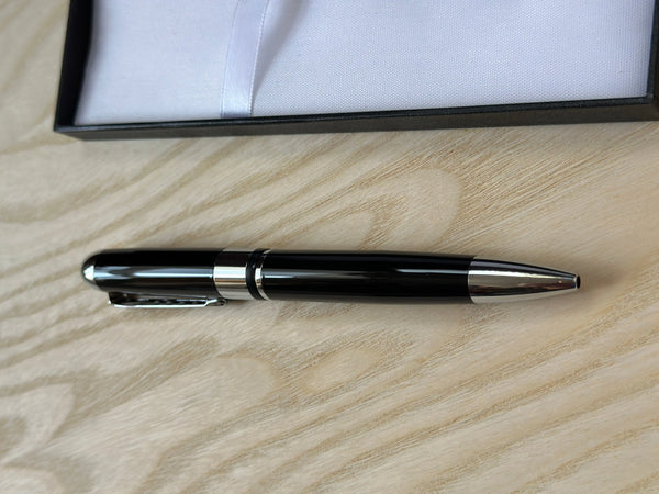 Luxury Black Ballpoint Pen – Sleek Metal Writing Pen for Office, Business & Gift Krevana Luxury Black Ballpoint Pen – Sleek Metal Writing Pen for Office, Business & Gift