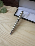 Load image into Gallery viewer, Luxury Silver Ballpoint Pen – Sleek Metal Writing Pen for Office, Business & Gift Krevana Luxury Silver Ballpoint Pen – Sleek Metal Writing Pen for Office, Business & Gift
