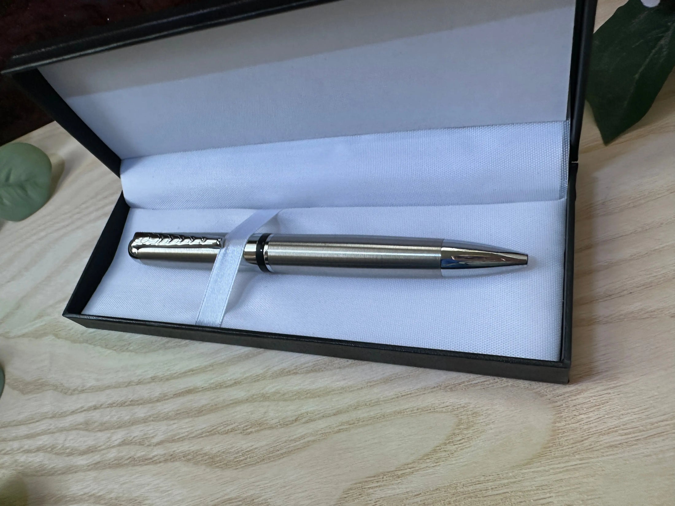 Luxury Silver Ballpoint Pen – Sleek Metal Writing Pen for Office, Business & Gift Krevana Luxury Silver Ballpoint Pen – Sleek Metal Writing Pen for Office, Business & Gift