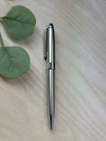 Load image into Gallery viewer, Personalized Silver Ballpoint Pen – Custom Engraved Luxury Writing Instrument with Gift Box Krevana Personalized Silver Ballpoint Pen – Custom Engraved Luxury Writing Instrument with Gift Box
