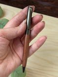 Load image into Gallery viewer, Personalized Wood & Stainless Steel Ballpoint Pen – Custom Engraved Dark or Light Wood Finish Krevana Personalized Wood & Stainless Steel Ballpoint Pen – Custom Engraved Dark or Light Wood Finish

