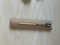 Load image into Gallery viewer, Personalized Bamboo Ballpoint Pen – Eco-Friendly Wooden Pen with Stainless Steel Accents, Refillable Corporate Gift Krevana Personalized Bamboo Ballpoint Pen – Eco-Friendly Wooden Pen with Stainless Steel Accents, Refillable Corporate Gift
