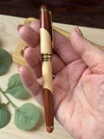 Load image into Gallery viewer, Personalized Two-Tone Wooden Pen – Custom Engraved Signature Pen (with Lid) or Ballpoint Pen, Gift with Optional Bamboo Case Krevana Personalized Two-Tone Wooden Pen – Custom Engraved Signature Pen (with Lid) or Ballpoint Pen, Gift with Optional Bamboo Case
