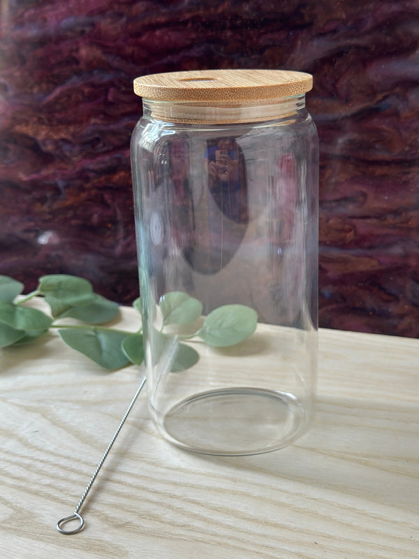 Personalised Glass Jar with Bamboo Lid – Custom Laser Engraved Storage Container, Add Monogram or Text Krevana Personalised Glass Jar with Bamboo Lid – Custom Laser Engraved Storage Container, Add Monogram or Text