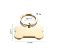 Load image into Gallery viewer, Personalisable Laser Engraved Stainless Steel Bone Pet ID Collar Tag, Dog Owner Gift, Pet Lover Gift
