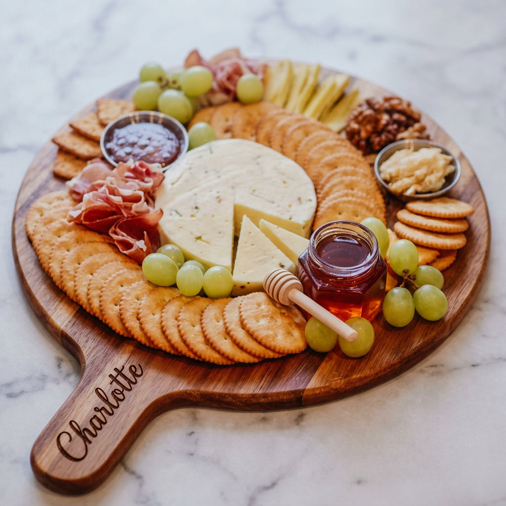 Customizable Laser Engrave Acacia Chopping Board/ Serving tray/ Pizza Tray, Wedding Gift, Birthday Gift, Gift for Her, Gift for Him. My Store Customizable Laser Engrave Acacia Chopping Board/ Serving tray/ Pizza Tray, Wedding Gift, Birthday Gift, Gift for Her, Gift for Him.