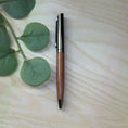 Load image into Gallery viewer, Personalized Wood & Stainless Steel Ballpoint Pen – Custom Engraved Dark or Light Wood Finish Krevana Personalized Wood & Stainless Steel Ballpoint Pen – Custom Engraved Dark or Light Wood Finish
