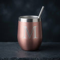 Load image into Gallery viewer, Personalised Tumbler Cups Double Wall Stainless Steel 12oz (340ML), Mother' Day Gift, Occasion Gifts, Laser Engraved Mug. My Store Personalised Tumbler Cups Double Wall Stainless Steel 12oz (340ML), Mother' Day Gift, Occasion Gifts, Laser Engraved Mug.
