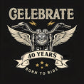 Load image into Gallery viewer, 40th Birthday Motorbike Greeting Card – 15x15 cm Cardstock | Biker-Themed Milestone Card Krevana 40th Birthday Motorbike Greeting Card – 15x15 cm Cardstock | Biker-Themed Milestone Card
