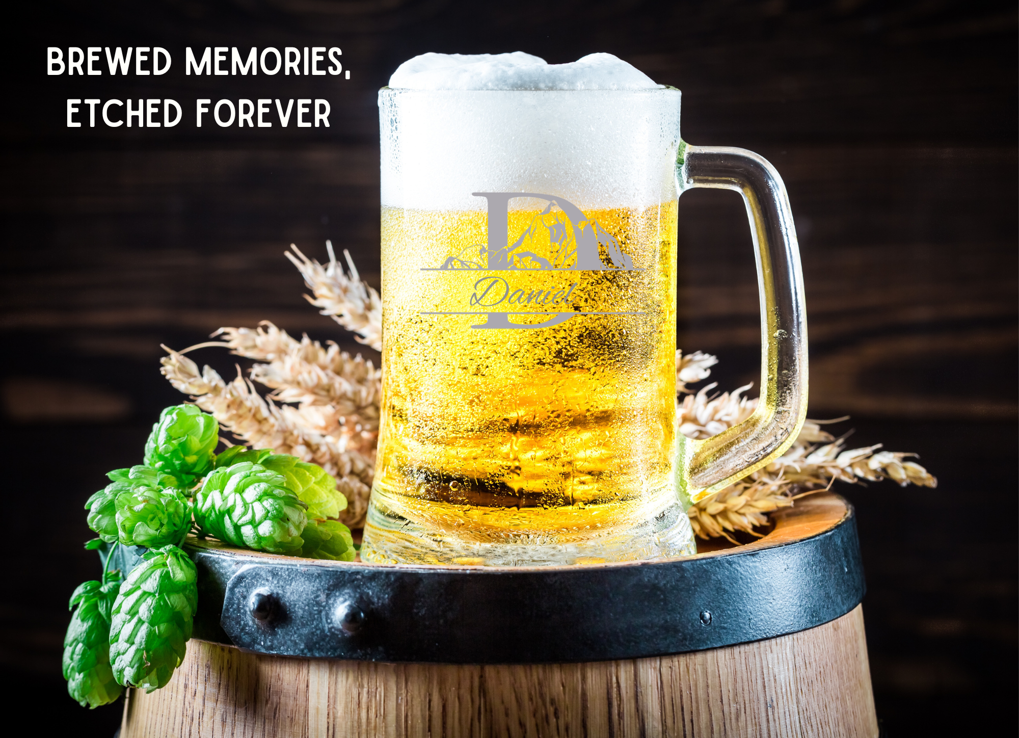 Personalised Beer Glass