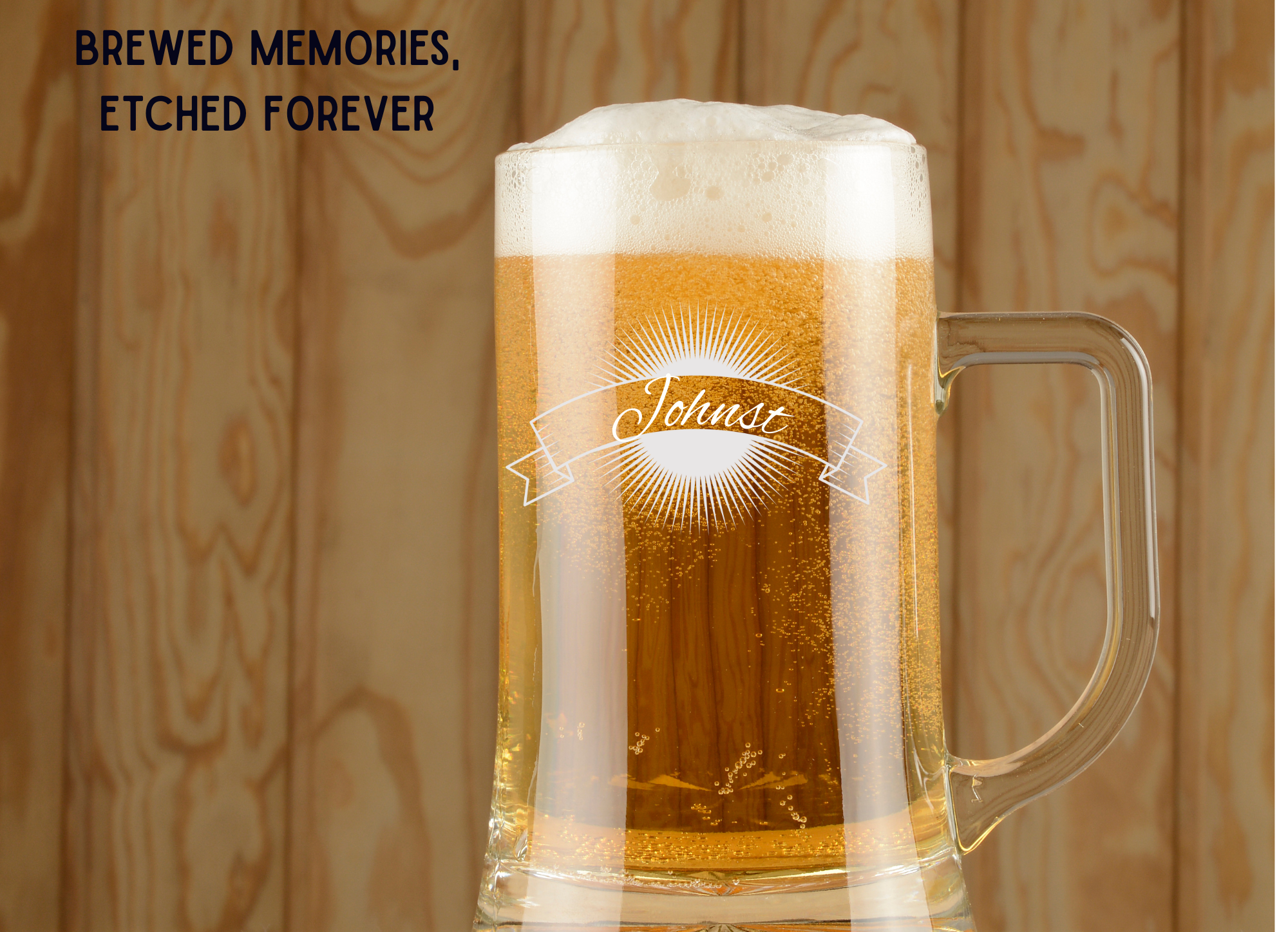 Personalised Beer Glass