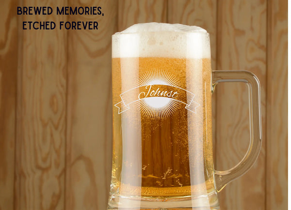 Personalised Beer Glass Krevana Personalised Beer Glass