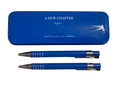Load image into Gallery viewer, Personalised Pen and Pencil Set with Engraved Metal Case
