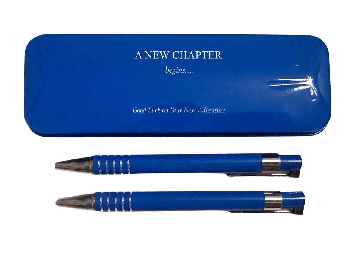 Personalised Pen and Pencil Set with Engraved Metal Case