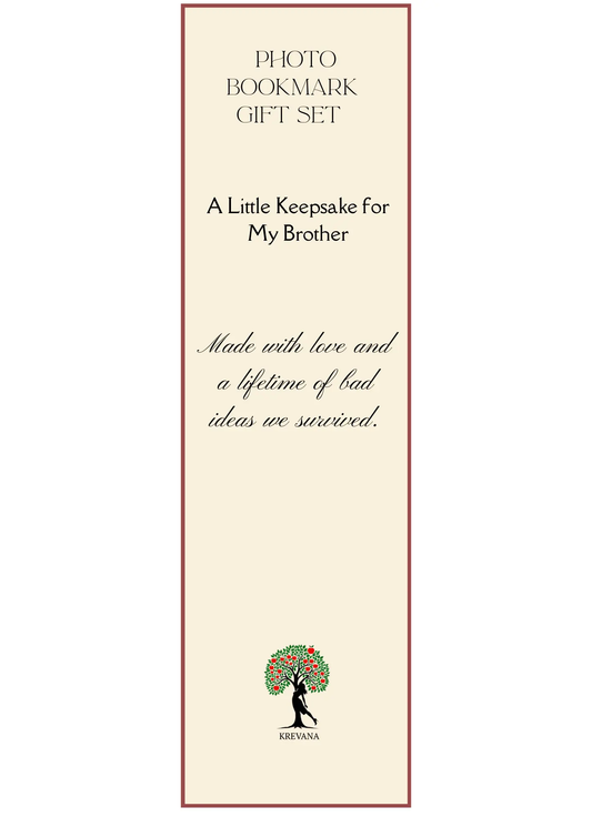 Personalised Photo Bookmark Gift | Custom Bookmark in Gift Box | Meaningful Keepsake for Friends, Family, or Colleagues Krevana Personalised Photo Bookmark Gift | Custom Bookmark in Gift Box | Meaningful Keepsake for Friends, Family, or Colleagues