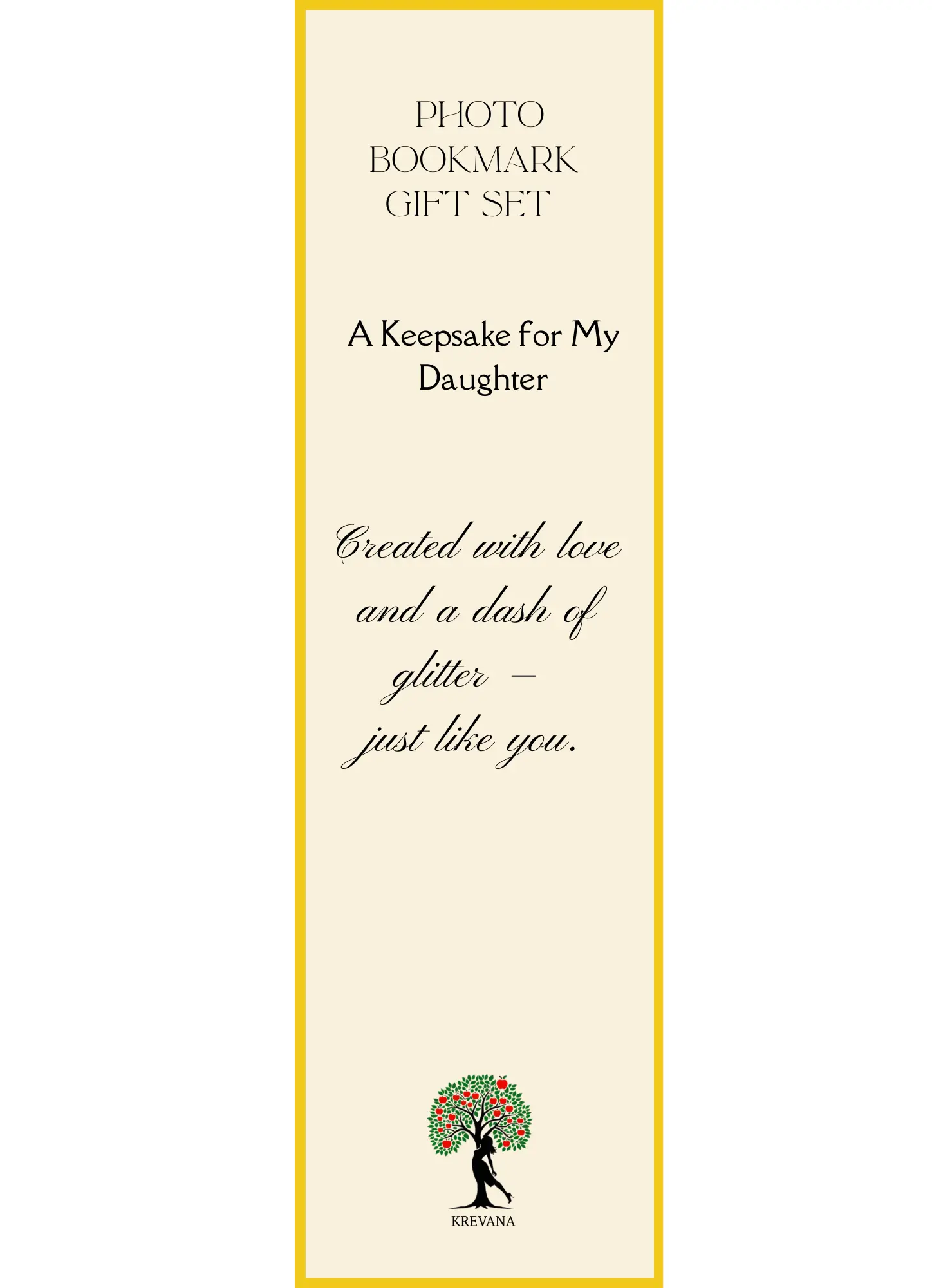 Personalised Photo Bookmark Gift | Custom Bookmark in Gift Box | Meaningful Keepsake for Friends, Family, or Colleagues Krevana Personalised Photo Bookmark Gift | Custom Bookmark in Gift Box | Meaningful Keepsake for Friends, Family, or Colleagues