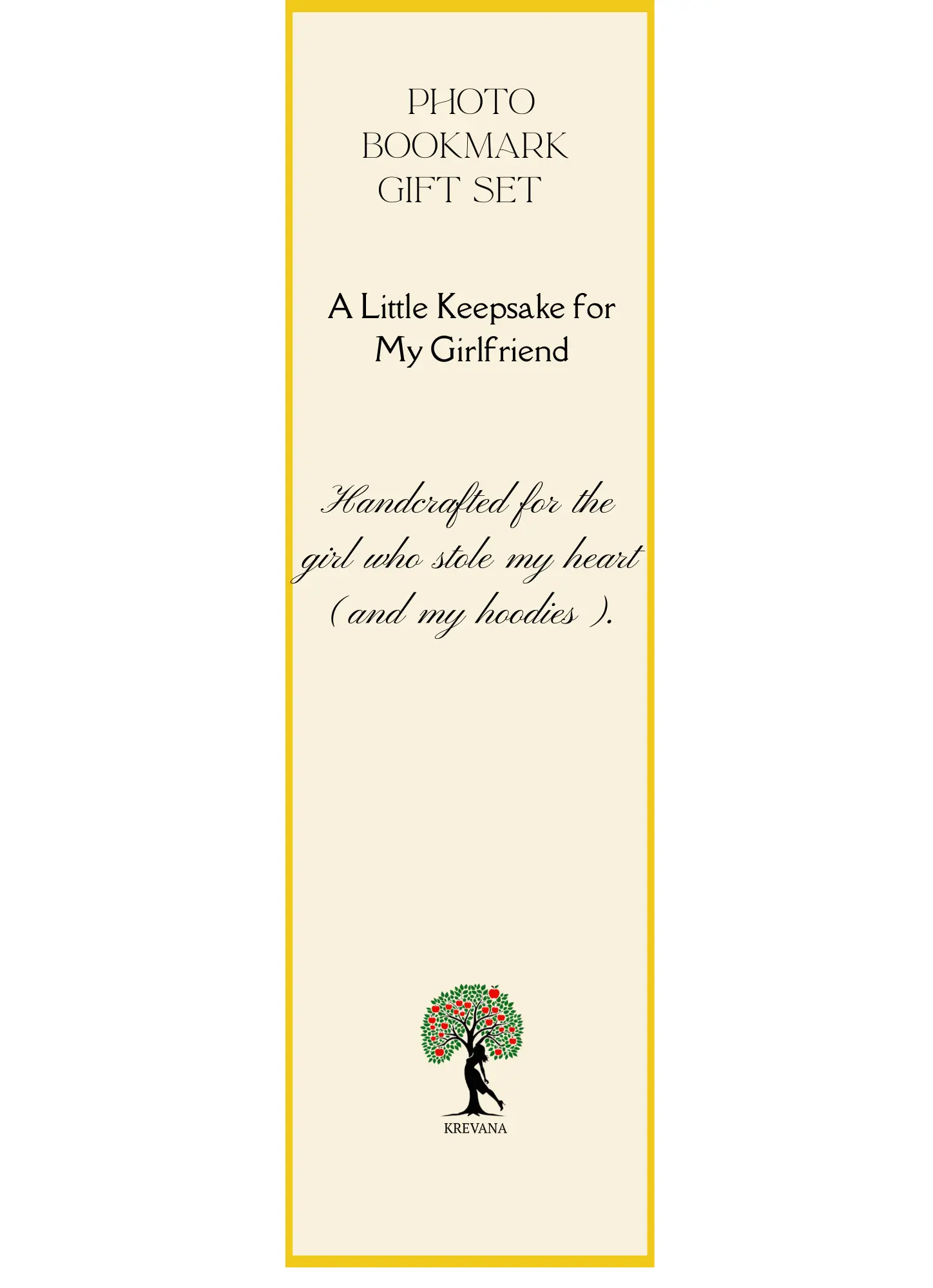 Personalised Photo Bookmark Gift | Custom Bookmark in Gift Box | Meaningful Keepsake for Friends, Family, or Colleagues Krevana Personalised Photo Bookmark Gift | Custom Bookmark in Gift Box | Meaningful Keepsake for Friends, Family, or Colleagues