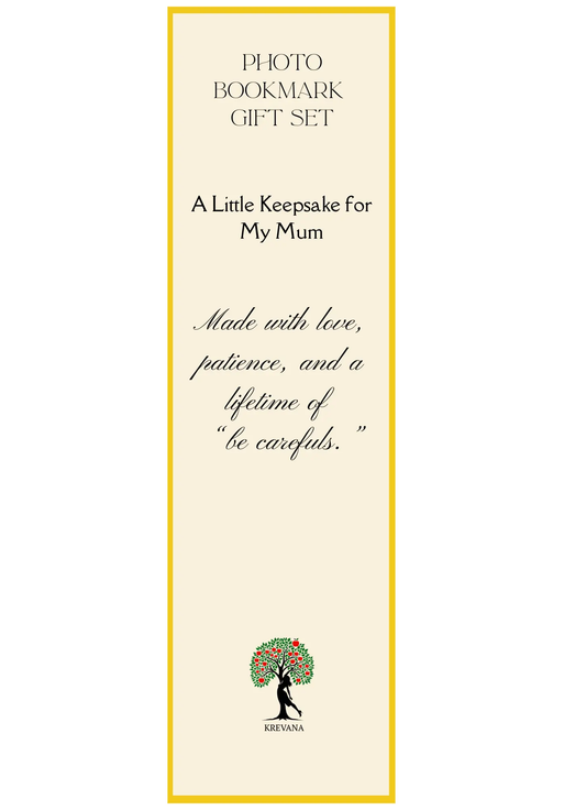 Personalised Photo Bookmark Gift | Custom Bookmark in Gift Box | Meaningful Keepsake for Friends, Family, or Colleagues Krevana Personalised Photo Bookmark Gift | Custom Bookmark in Gift Box | Meaningful Keepsake for Friends, Family, or Colleagues