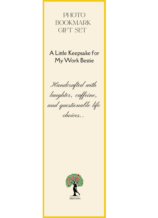 Personalised Photo Bookmark Gift | Custom Bookmark in Gift Box | Meaningful Keepsake for Friends, Family, or Colleagues Krevana Personalised Photo Bookmark Gift | Custom Bookmark in Gift Box | Meaningful Keepsake for Friends, Family, or Colleagues