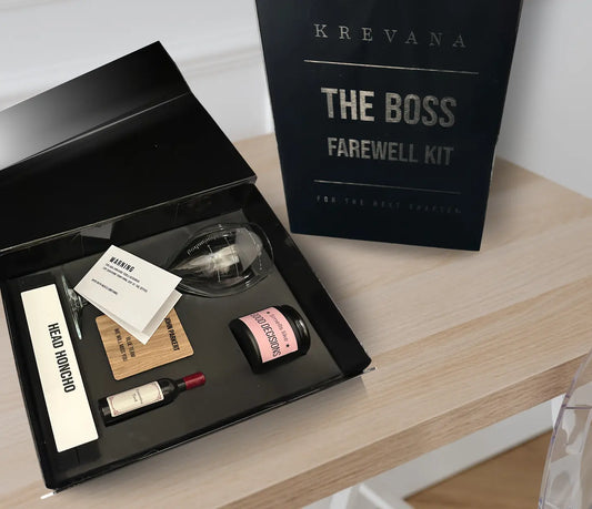 Funny Boss Farewell Gift Box Krevana Funny Boss Farewell Gift Box