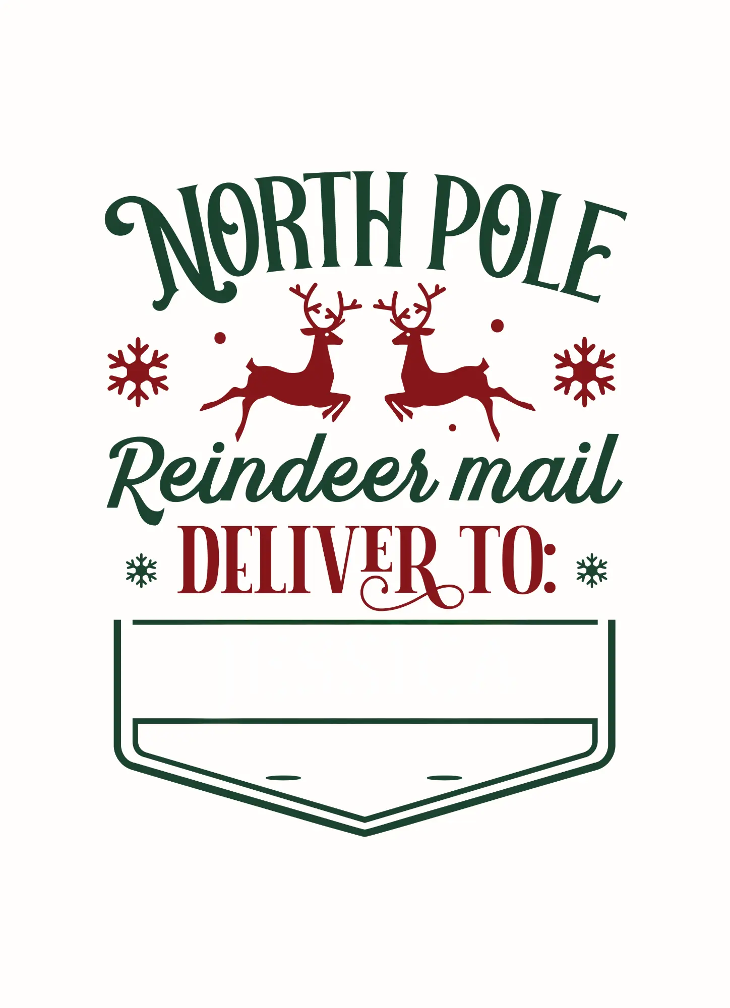 Reindeer Express Christmas Label or Card – From Santa Claus | 4-Pack Personalised North Pole Parcel Stickers (10x15 cm) Krevana Reindeer Express Christmas Label or Card – From Santa Claus | 4-Pack Personalised North Pole Parcel Stickers (10x15 cm)