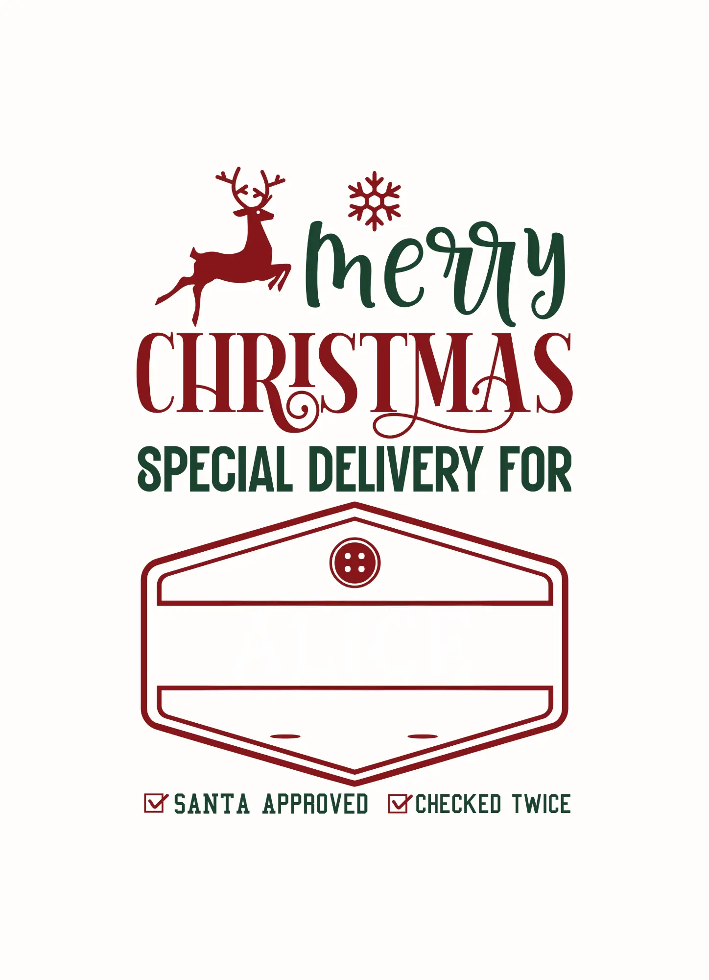 Reindeer Express Christmas Label or Card – From Santa Claus | 4-Pack Personalised North Pole Parcel Stickers (10x15 cm) Krevana Reindeer Express Christmas Label or Card – From Santa Claus | 4-Pack Personalised North Pole Parcel Stickers (10x15 cm)