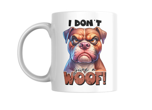 Funny Dog Coffee Mug – “I Don’t Give a Woof!” | Grumpy Dog Design | Sarcastic Gift for Coffee Lovers & Dog Owners Krevana Funny Dog Coffee Mug – “I Don’t Give a Woof!” | Grumpy Dog Design | Sarcastic Gift for Coffee Lovers & Dog Owners