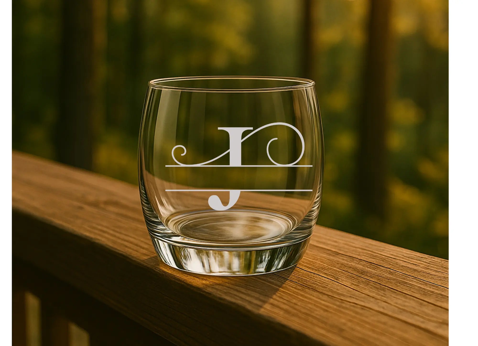 Personalised Curved Whiskey Tumbler Krevana Personalised Curved Whiskey Tumbler