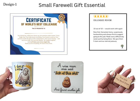 Funny Leaving Gift Box for Colleague | Personalised World's Best Colleague Set