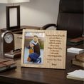 Load image into Gallery viewer, Personalised Father's Day Photo Frame — Engraved Wooden Picture Frame with Custom Message | Optional Luxury Gift Box Krevana Personalised Father's Day Photo Frame — Engraved Wooden Picture Frame with Custom Message | Optional Luxury Gift Box

